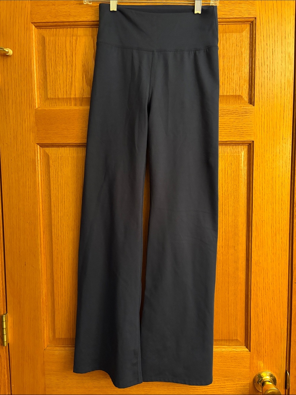 Balance Collection Wide-Leg Women’s Yoga Pants - Navy size small
